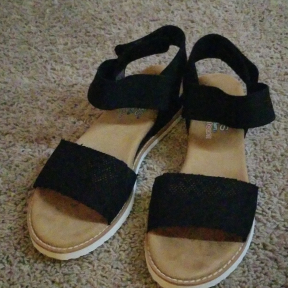 BOBS from Sketchers Memory Foam Sandals